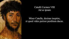 Catullus 8 in Latin & English: Miser Catulle, desinas ineptire! by David Amster